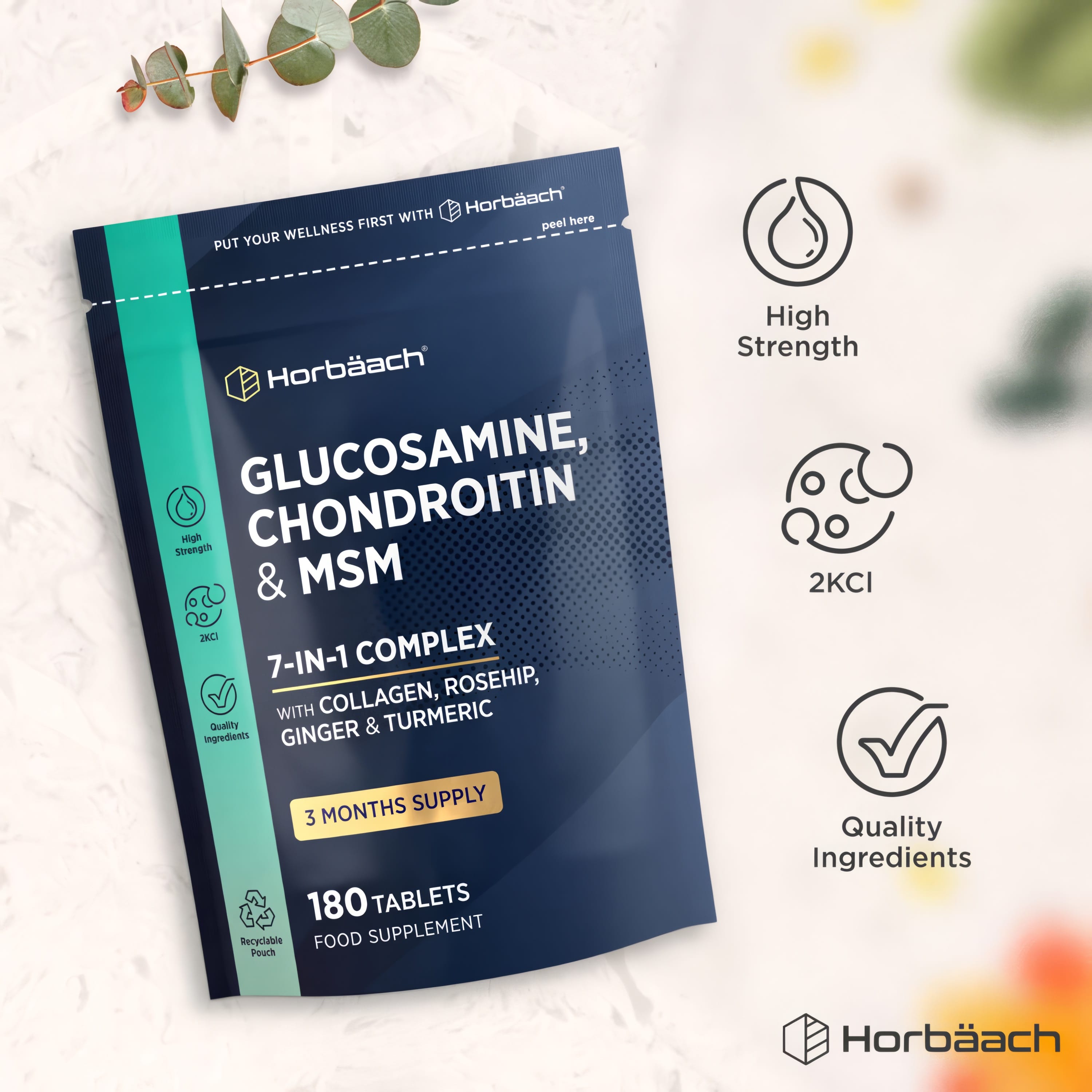 Glucosamine and Chondroitin Complex | 180 Tablets