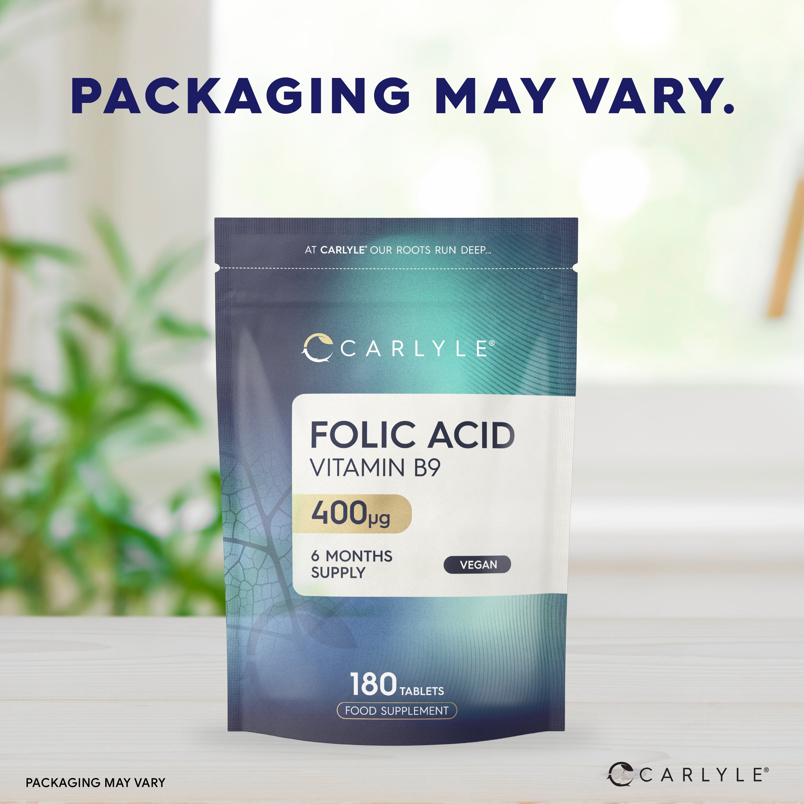 Folic Acid 400 ug | 180 Tablets