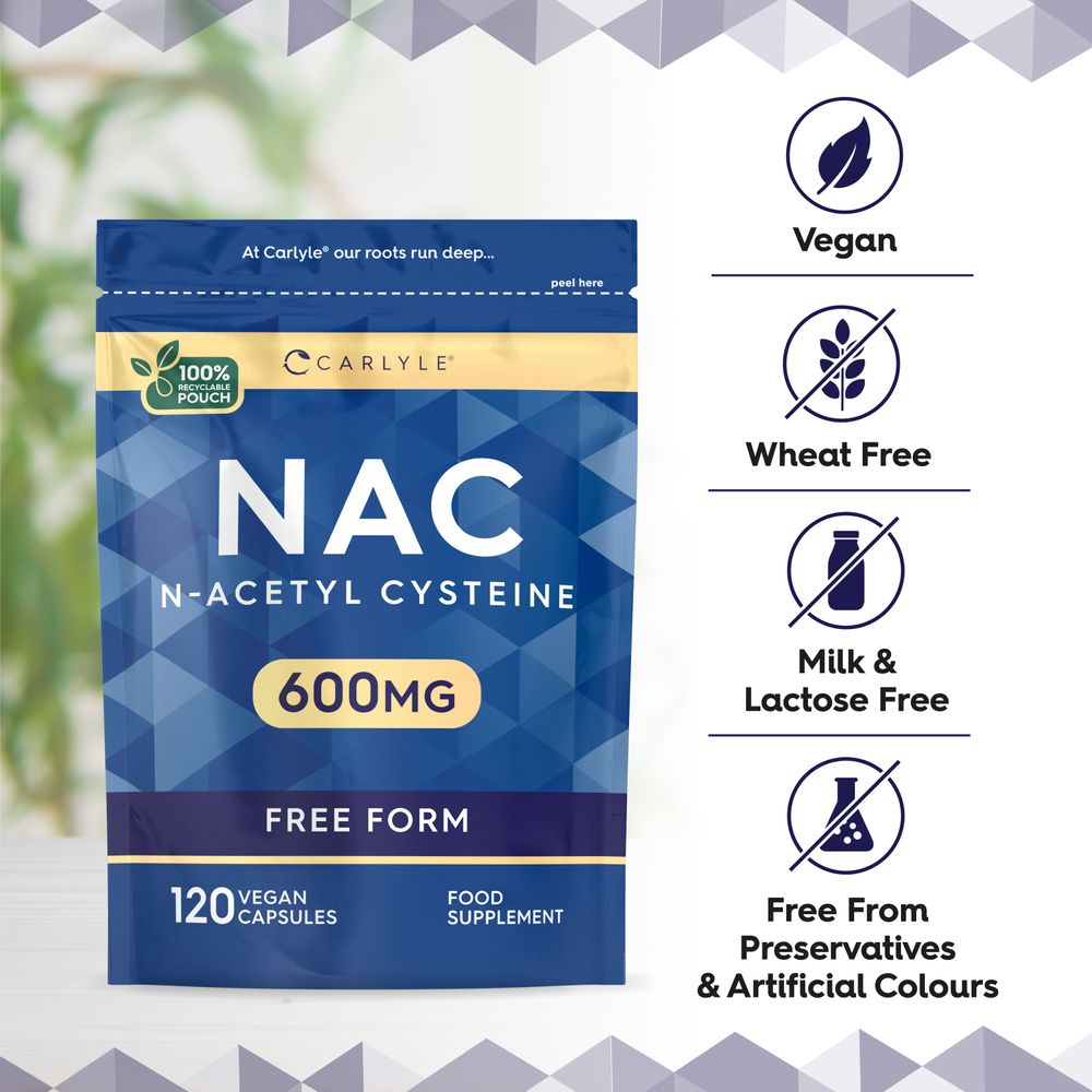 NAC N-Acetyl Cysteine 600 mg | 120 Capsules