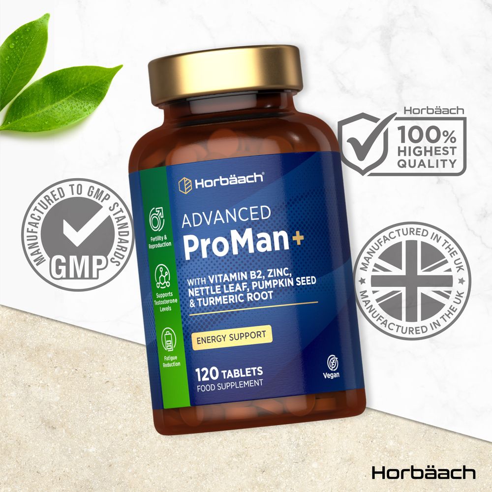 Advanced ProMan+ Supplement for Men | 120 Tablets