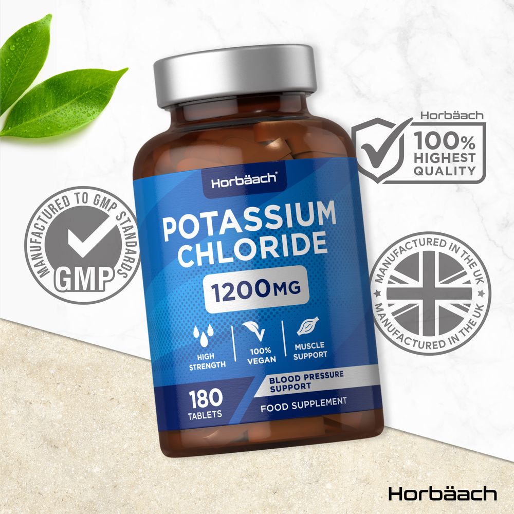 Potassium Chloride 1200 mg | 180 Tablets