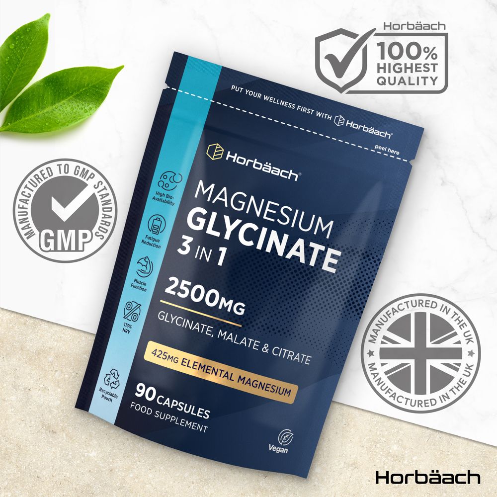 Magnesium 3-in-1 Complex 2500 mg | 90 Capsules