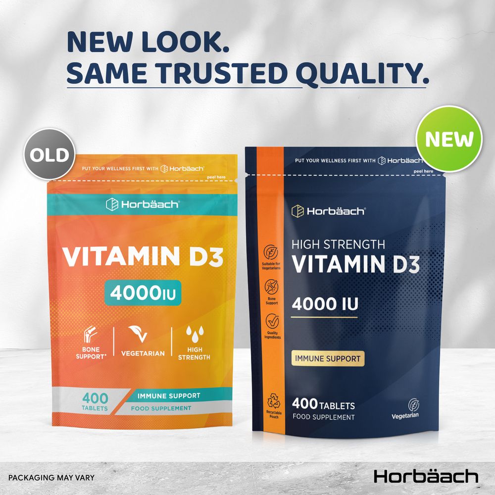 Vitamin D 4000 IU | 400 Tablets