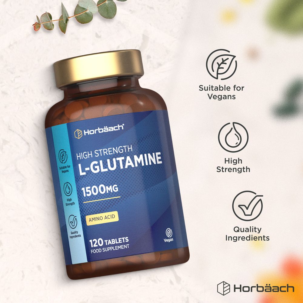 L-Glutamine 1500 mg | 120 Tablets