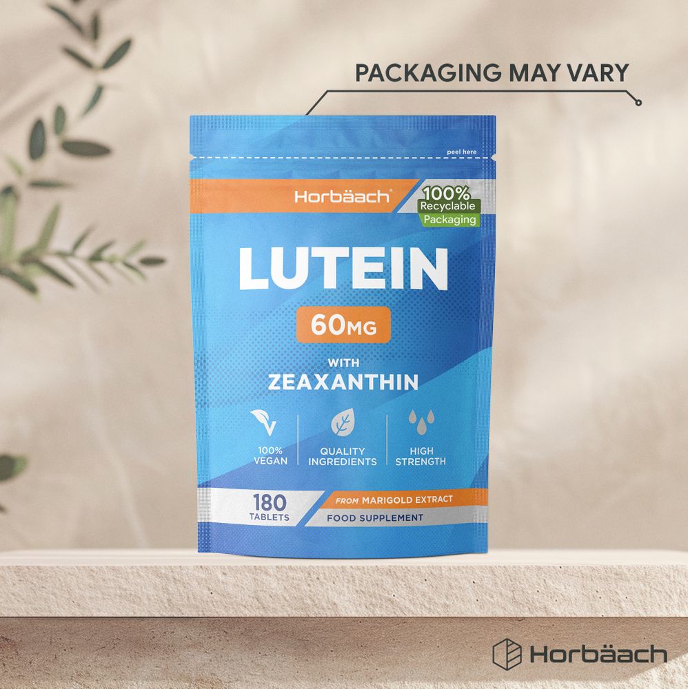 Lutein 60 mg and Zeaxanthin | 180 Tablets