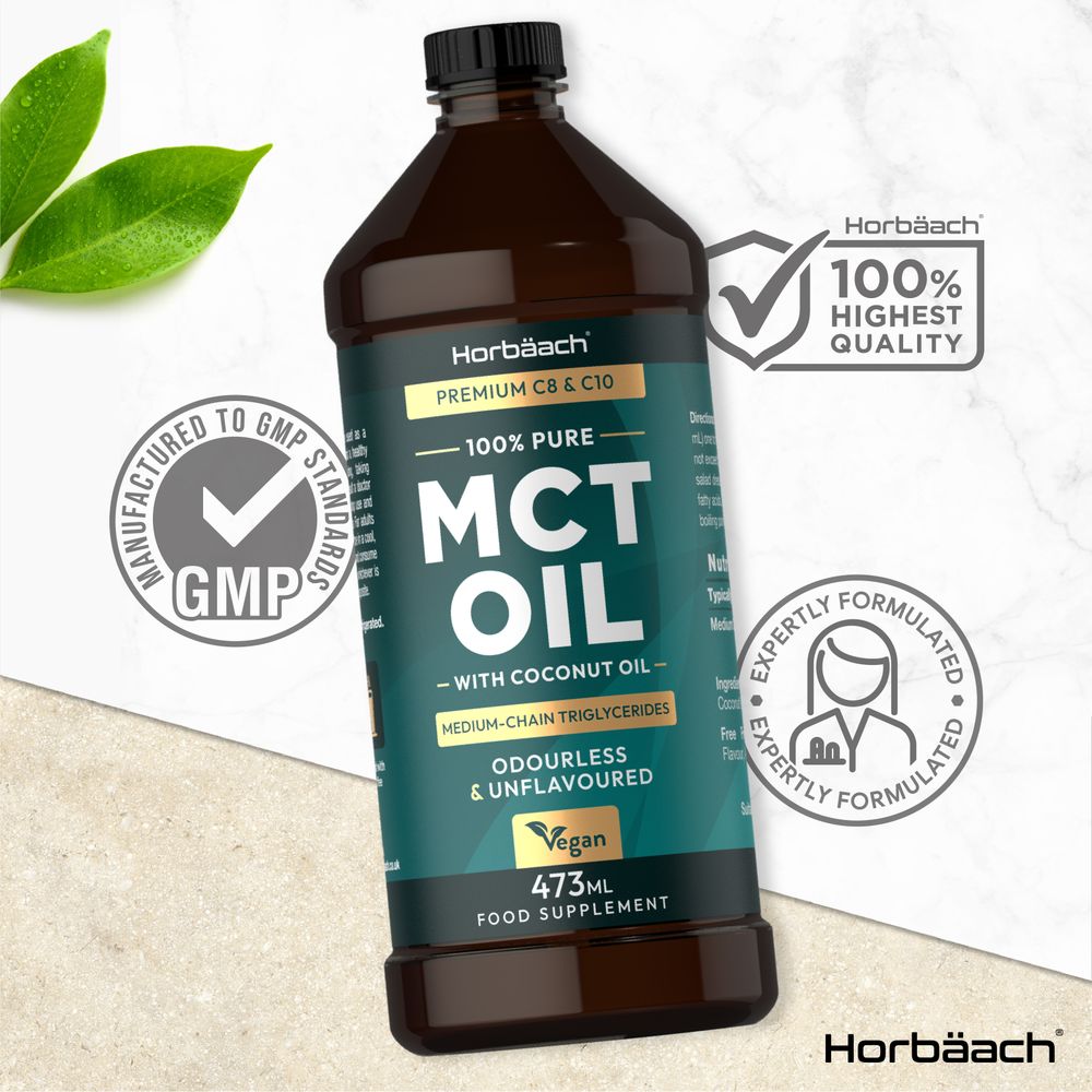 MCT Oil Liquid | C8 & C10 | 946 mL
