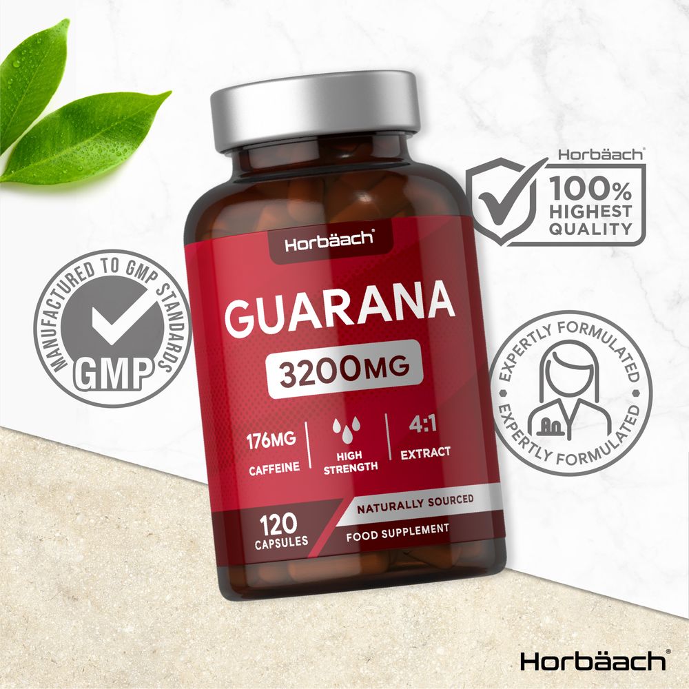 Guarana 3200 mg | 120 Capsules