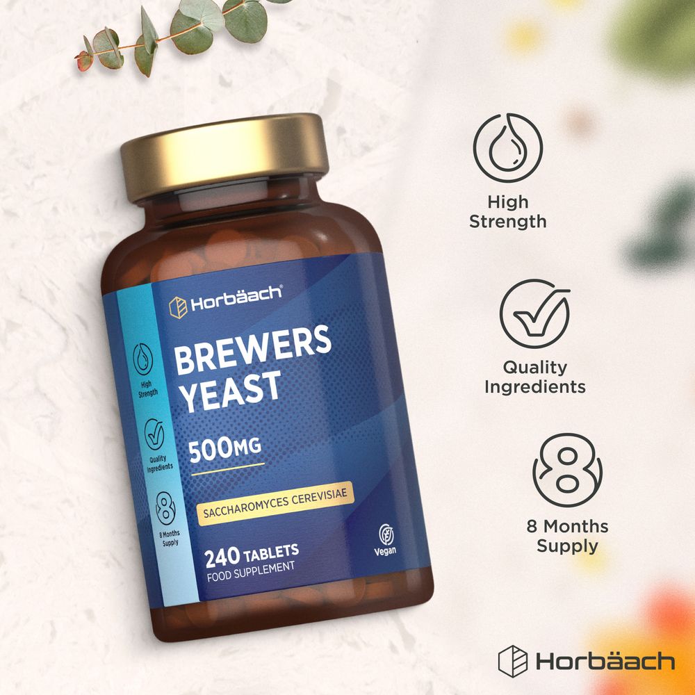 Brewers Yeast 500 mg | 240 Tablets