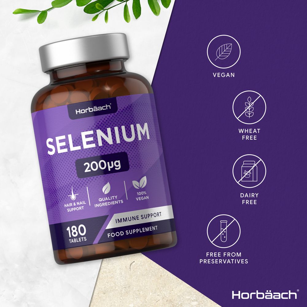 Selenium 200 mcg | 180 Tablets