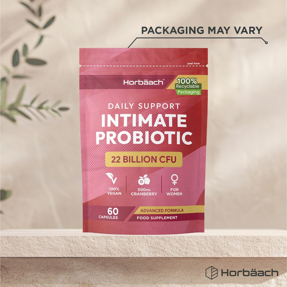 Intimate Flora for Women 22 Billion CFU with Cranberry | 60 Capsules