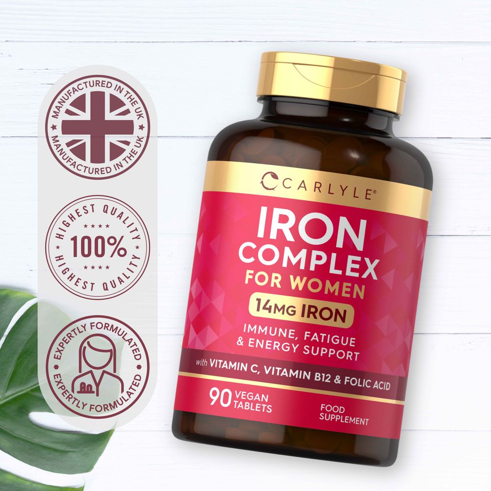 Iron Complex for Women 14 mg | 90 Tablets