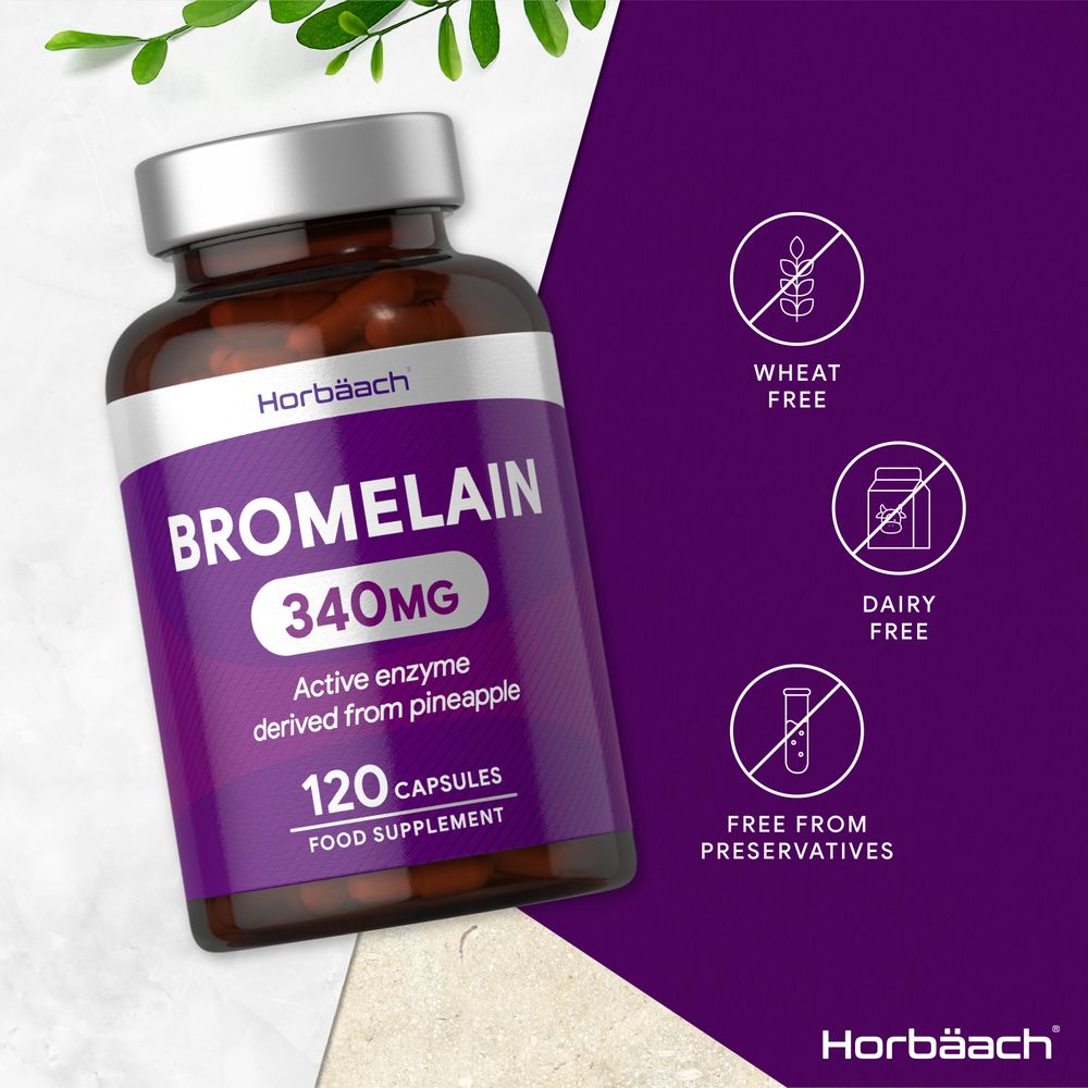 Bromelain 340 mg | 120 Capsules