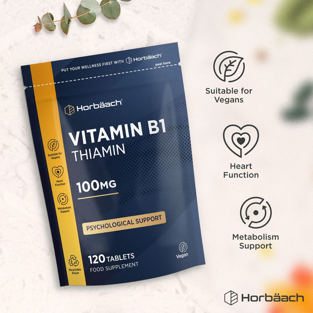 Vitamin B1 Thiamine 100 mg | 120 Tablets