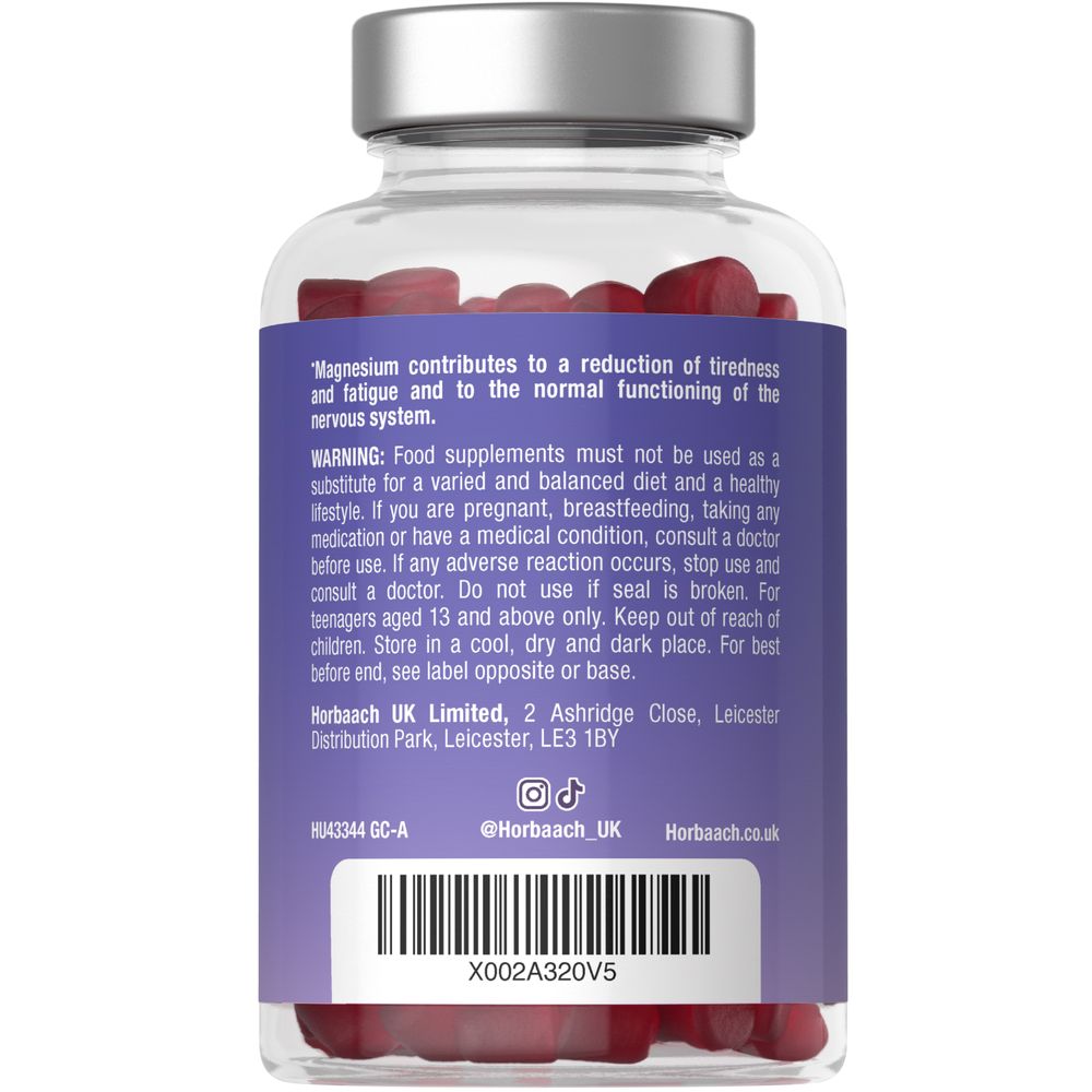 Magnesium for Teens 90 mg | 60 Gummies
