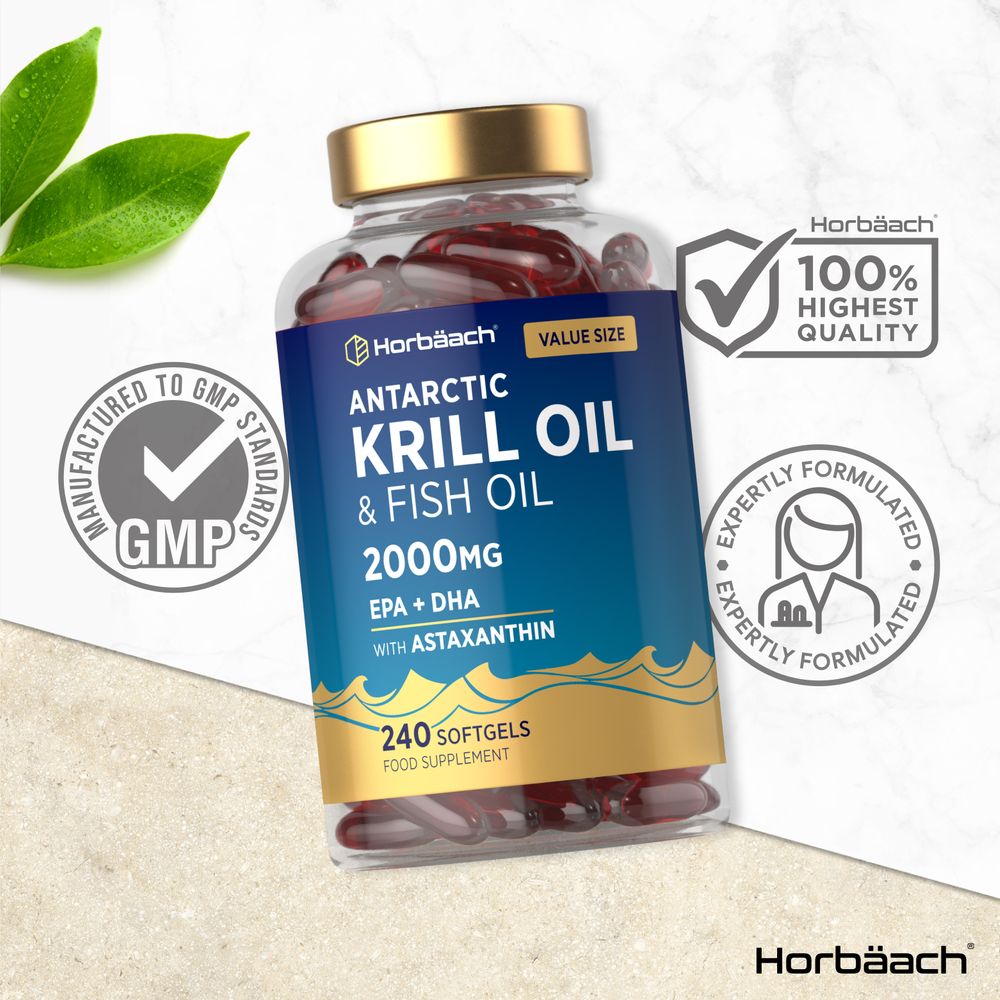 Antarctic Krill Oil 2000 mg | 240 Softgels
