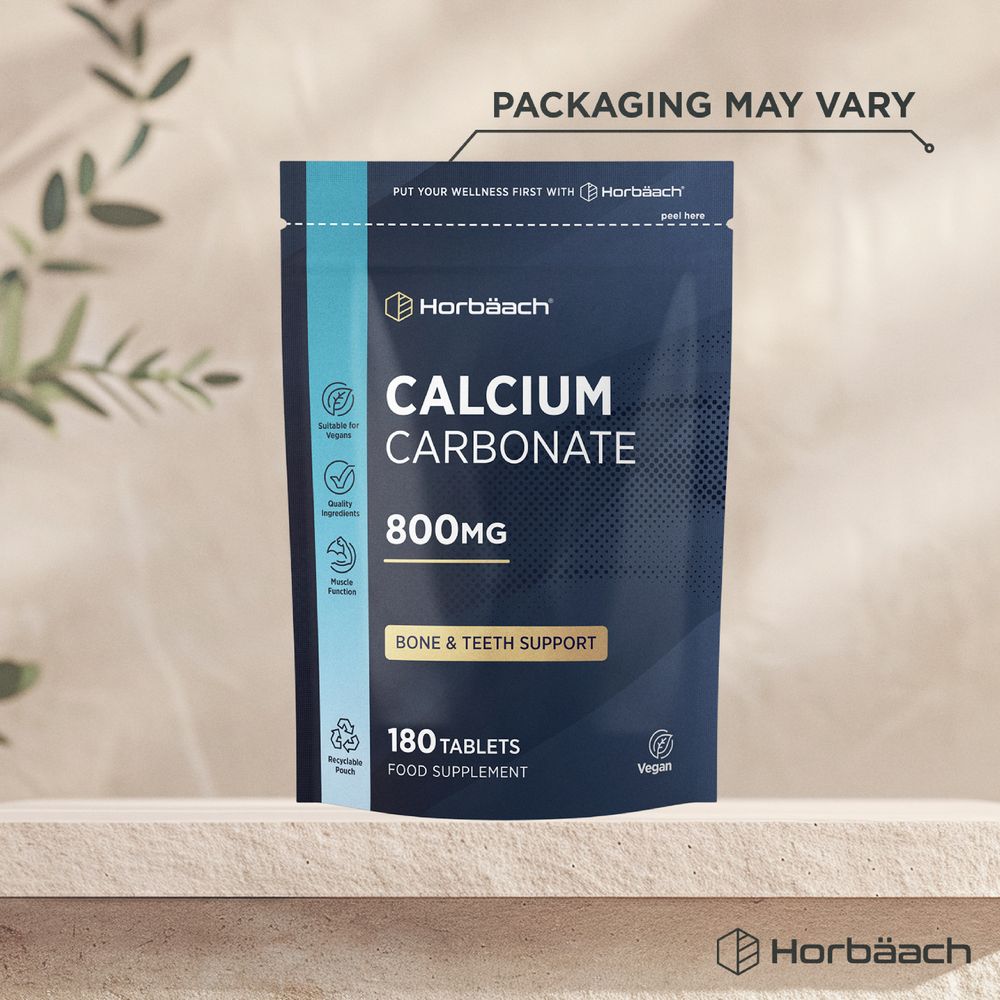 Calcium Carbonate 800 mg | 180 Tablets