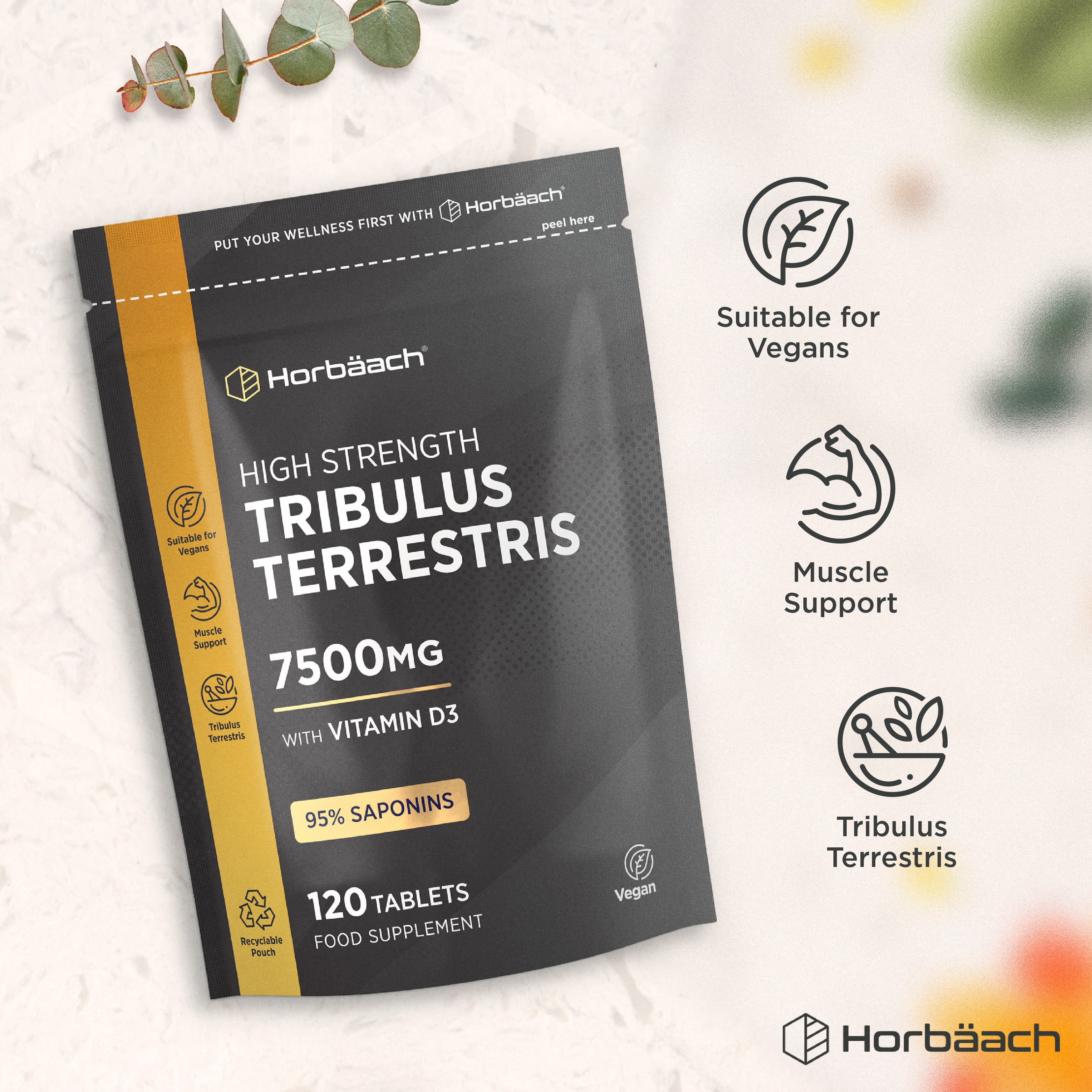 Tribulus Terrestris 7500 mg | 120 Tablets