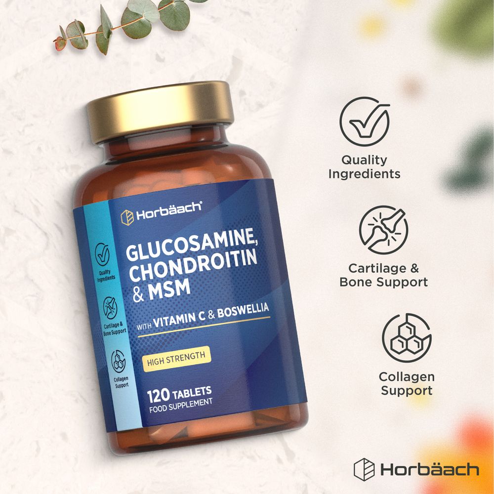 Glucosamine and Chondroitin MSM Complex | 120 Tablets