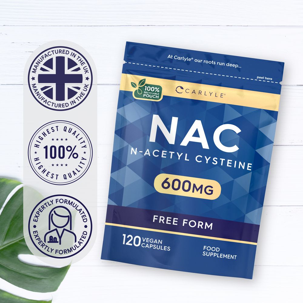 NAC N-Acetyl Cysteine 600 mg | 120 Capsules