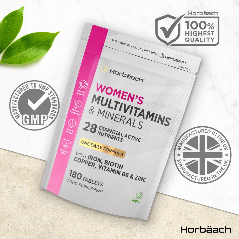 Multivitamins and Minerals for Women | 180 Tablets