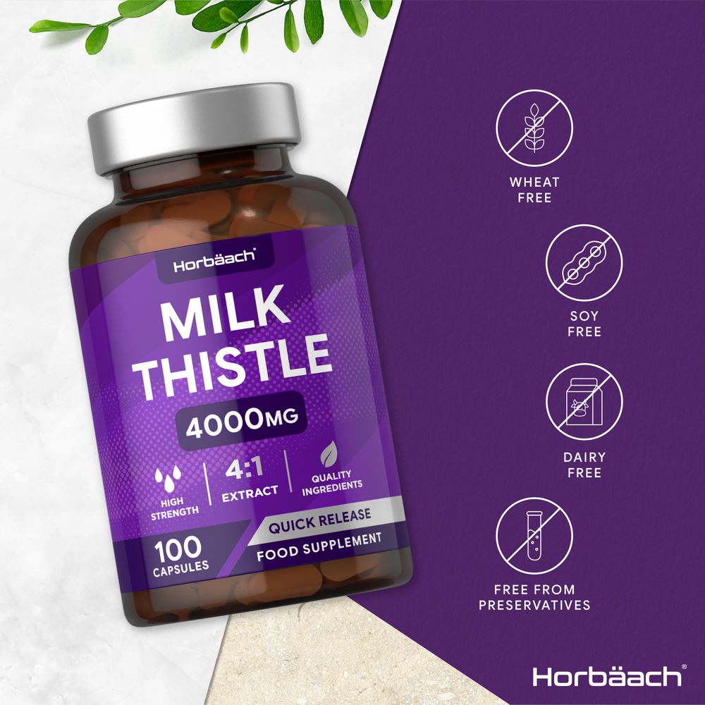 Milk Thistle 4000 mg | 100 Capsules