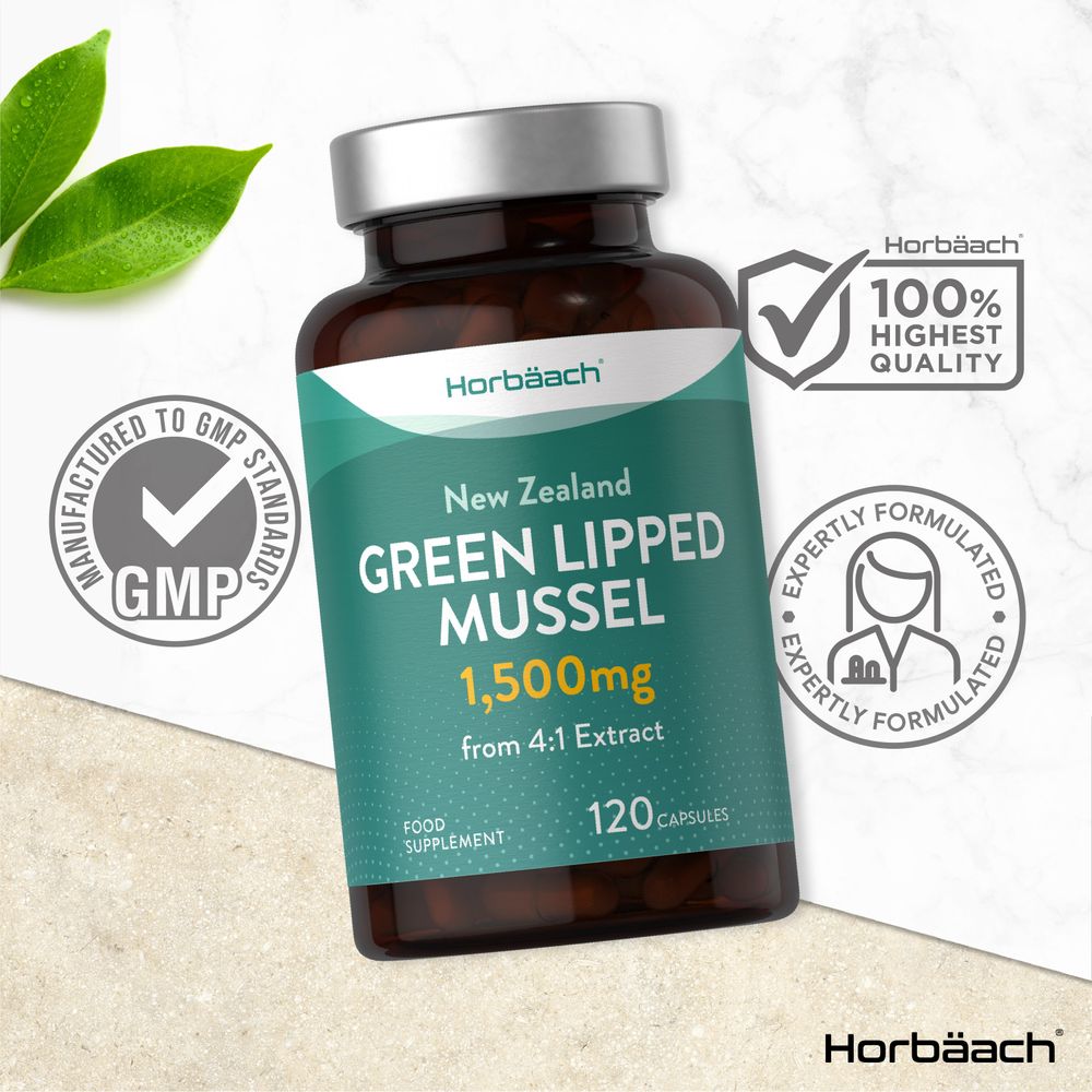 Green Lipped Mussel 1500 mg | 120 Capsules