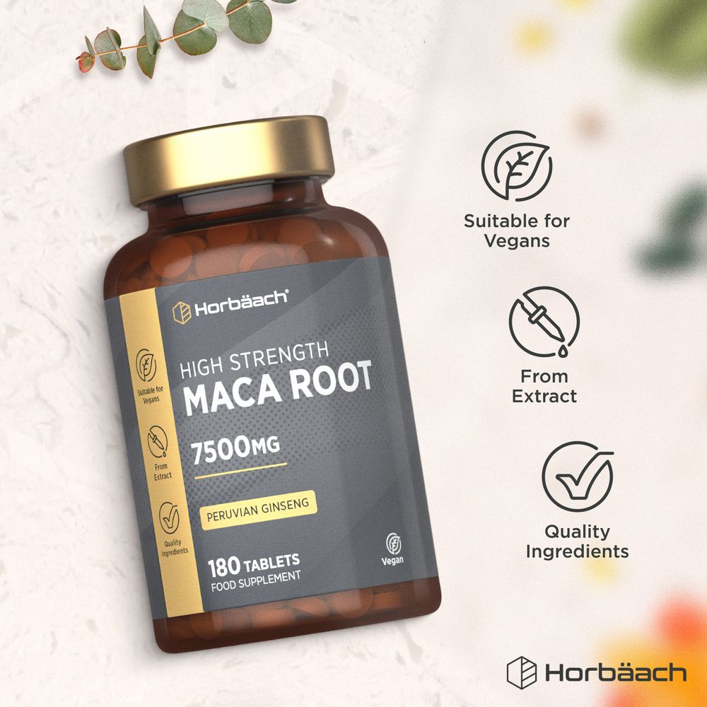 Maca Root 7500 mg | 180 Tablets