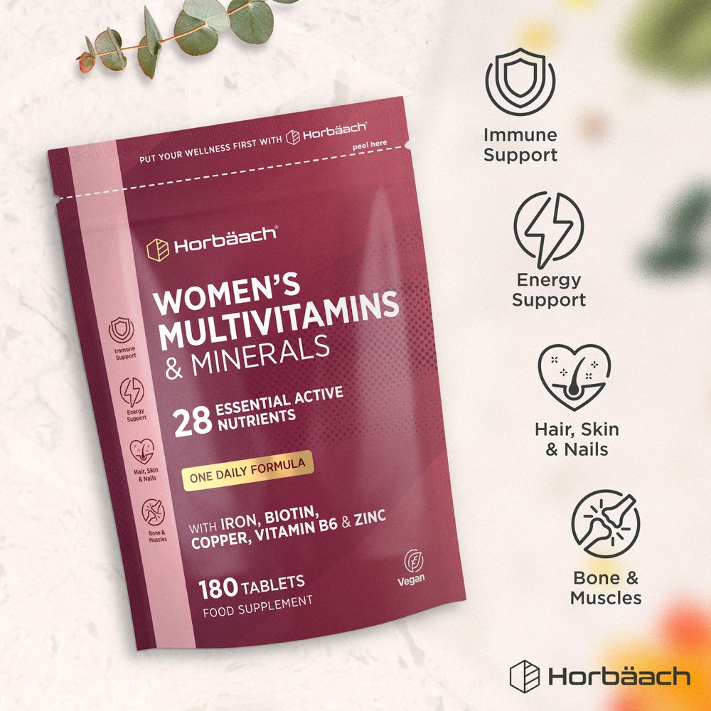 Multivitamins and Minerals for Women | 180 Tablets