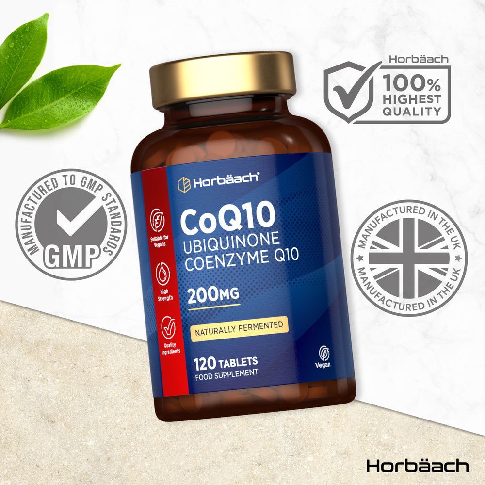 CoQ10 Coenzyme Q10 200 mg | 120 Tablets