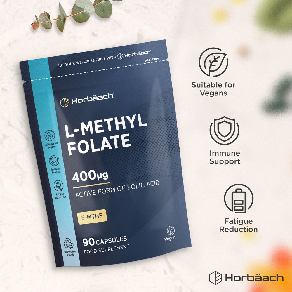 L-Methylfolate 400 ug | 90 Capsules