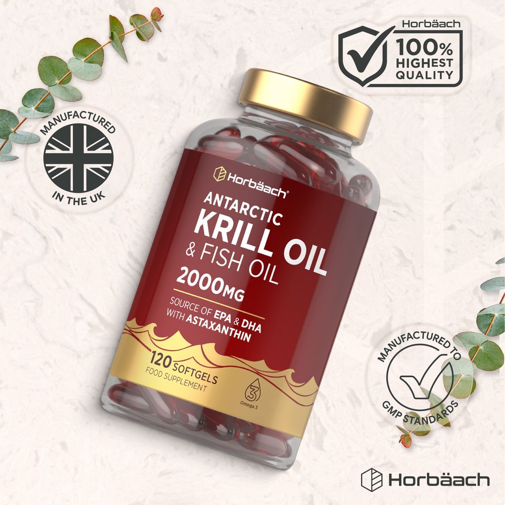 Antarctic Krill Oil 2000 mg | 120 Softgels