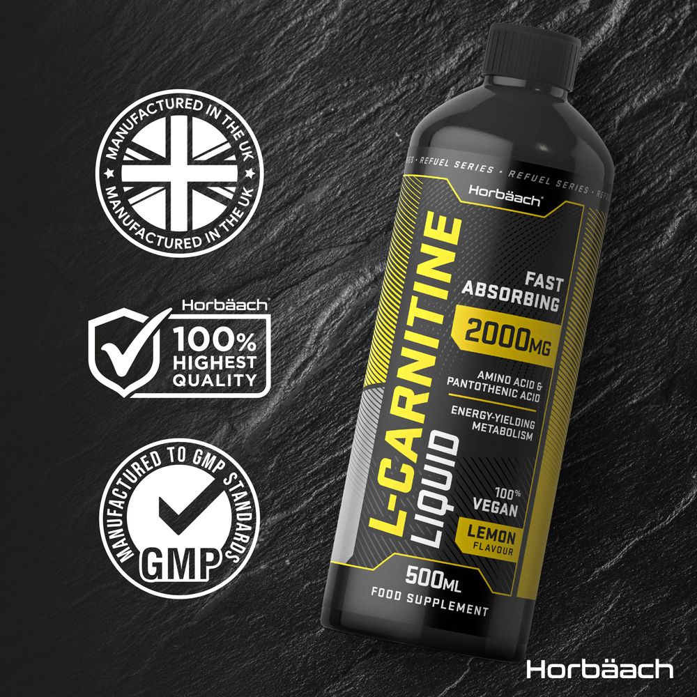 L-Carnitine Liquid 2000 mg with Vitamin B5 | 500 ml