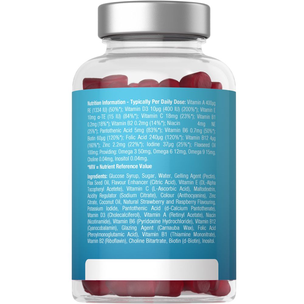 Multivitamin and Omega 369 for Teens | 60 Gummies