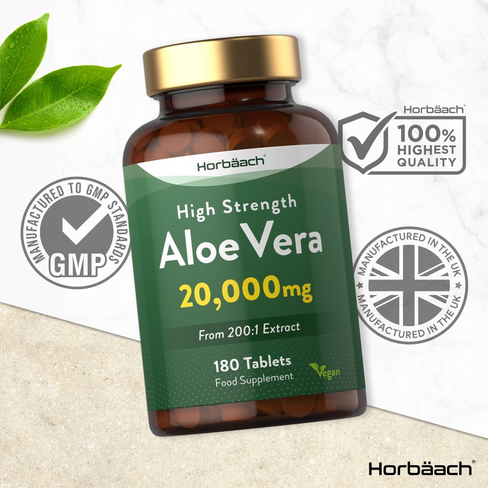 Aloe Vera 20,000 mg | 180 Tablets