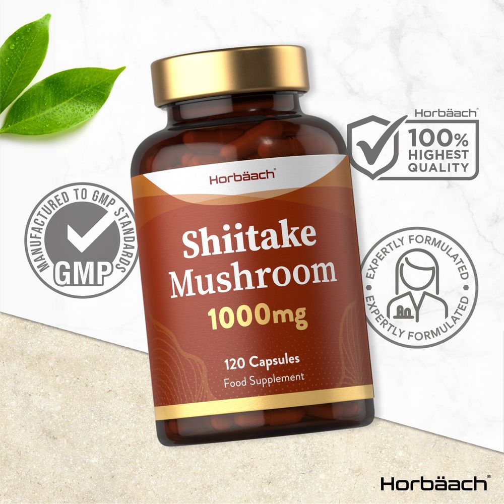 Shiitake Mushroom 1000 mg | 120 Capsules