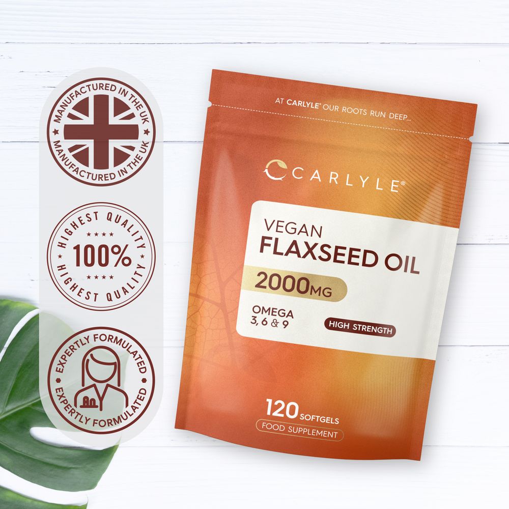 Flaxseed Oil 2000 mg | 120 Softgels
