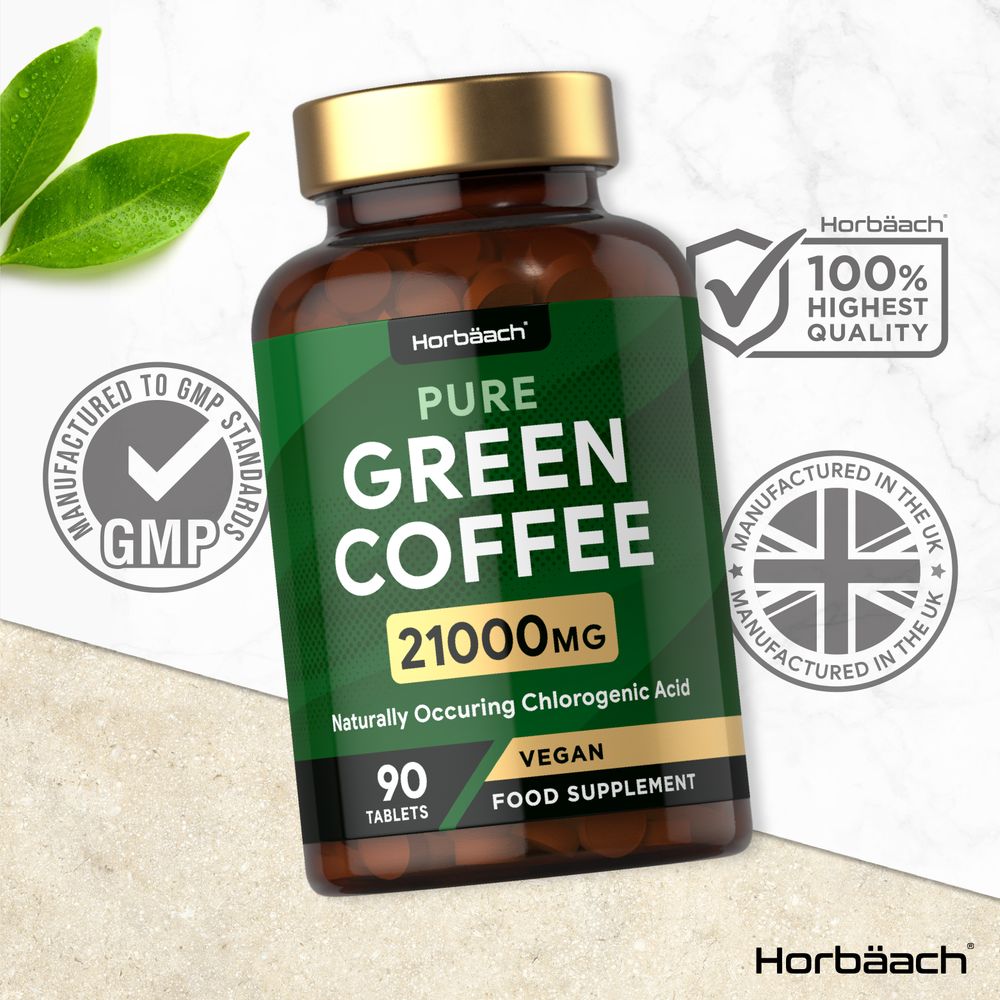 Green Coffee Bean 21,000 mg | 90 Tablets