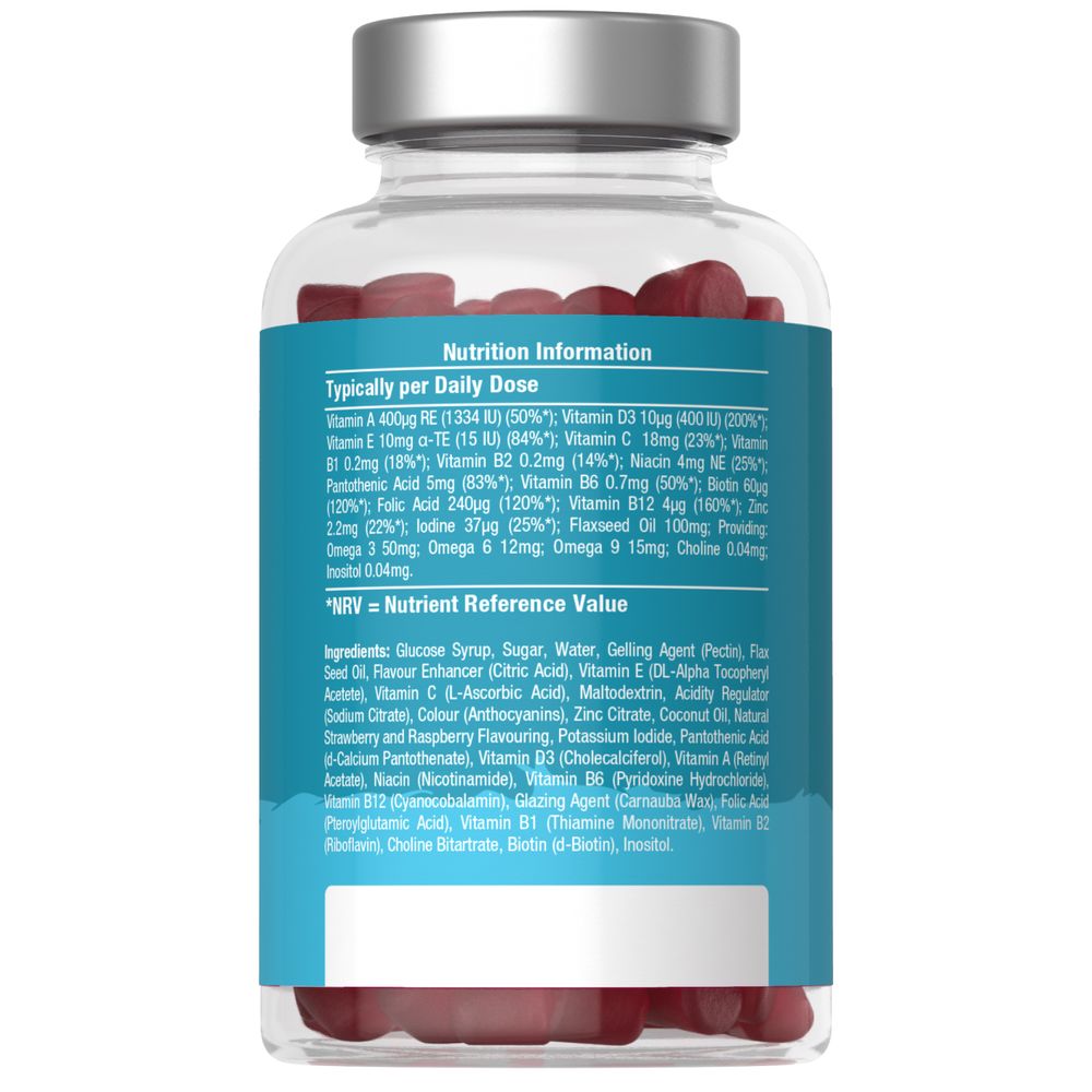 Multivitamin with Omega 369 For Kids | 120 Gummies