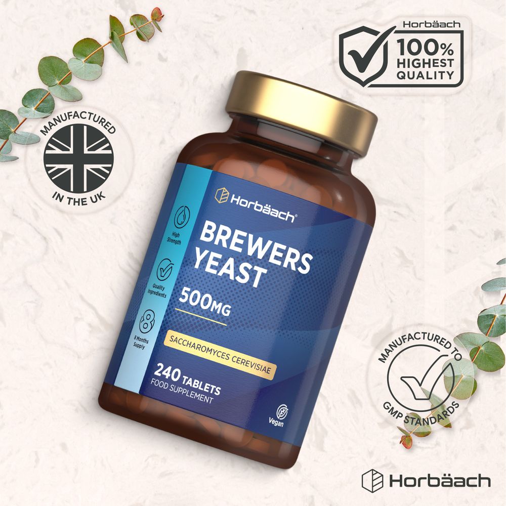 Brewers Yeast 500 mg | 240 Tablets