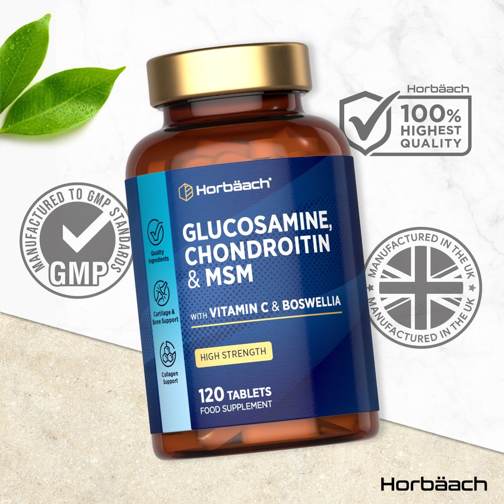 Glucosamine and Chondroitin MSM Complex | 120 Tablets