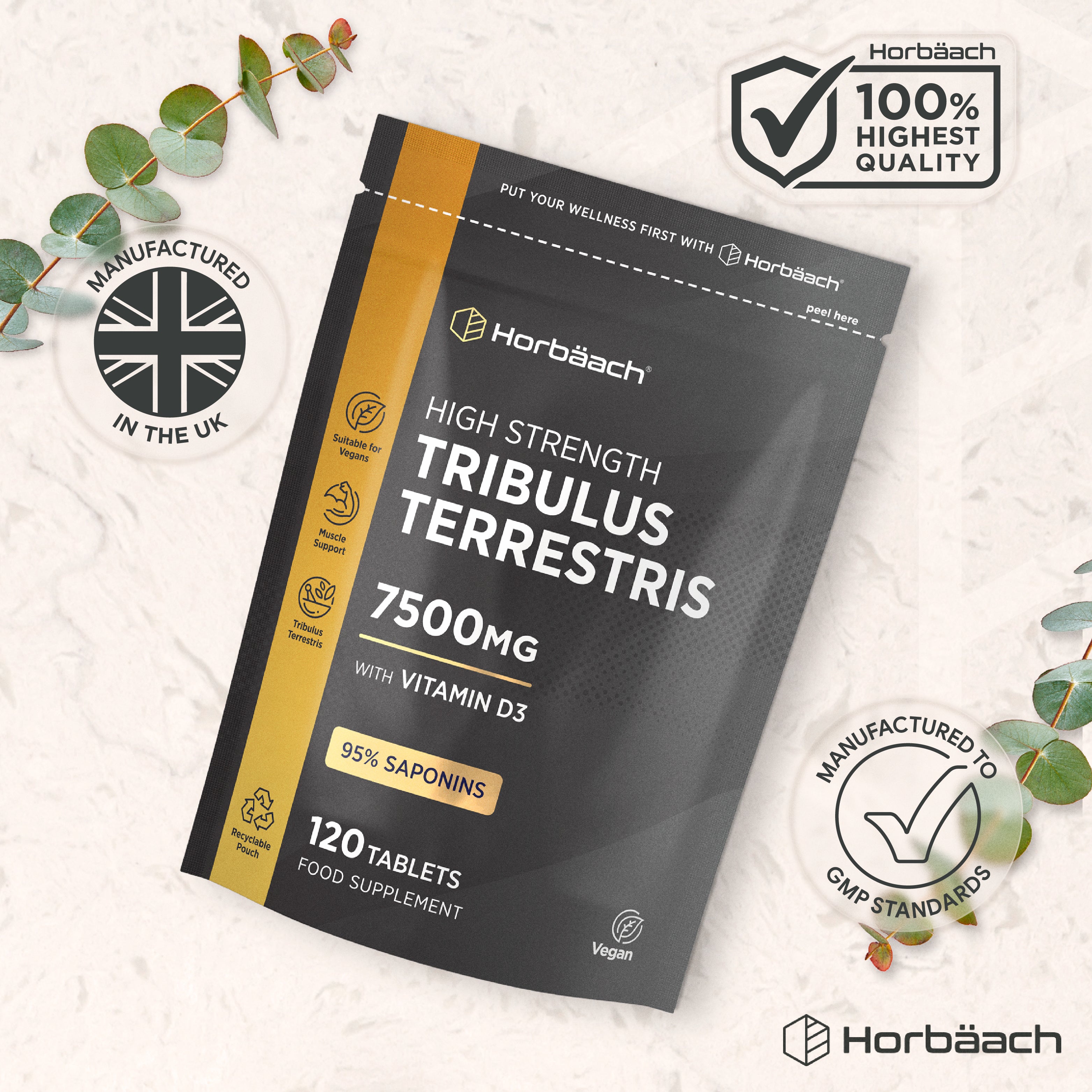 Tribulus Terrestris 7500 mg | 120 Tablets