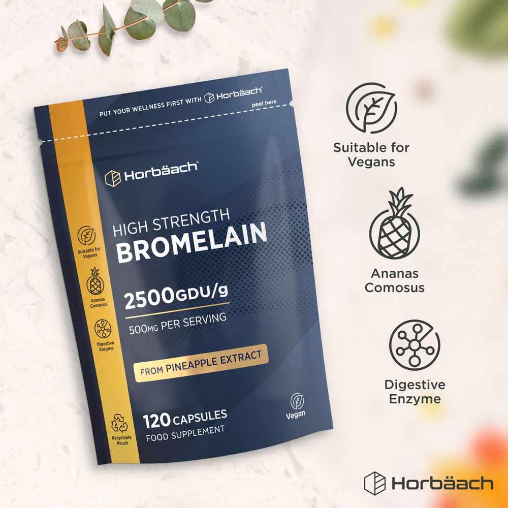 Bromelain 2500 GDU | 120 Capsules