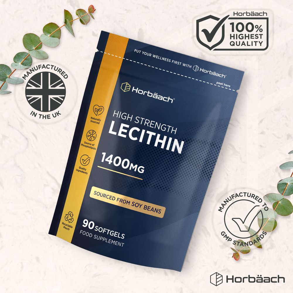 Soy Lecithin 1400 mg | 90 Softgels