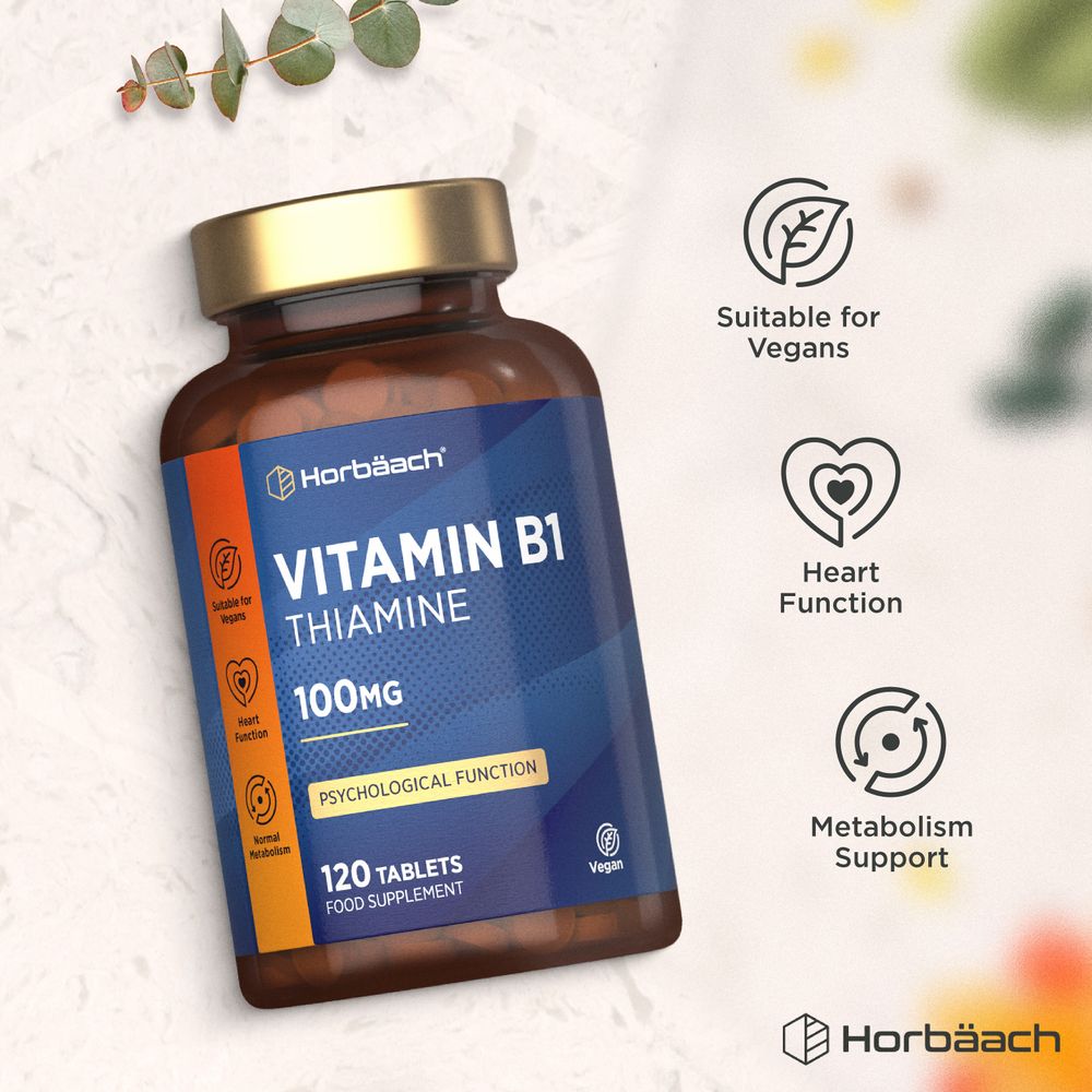 Vitamin B1 Thiamine 100 mg | 120 Tablets