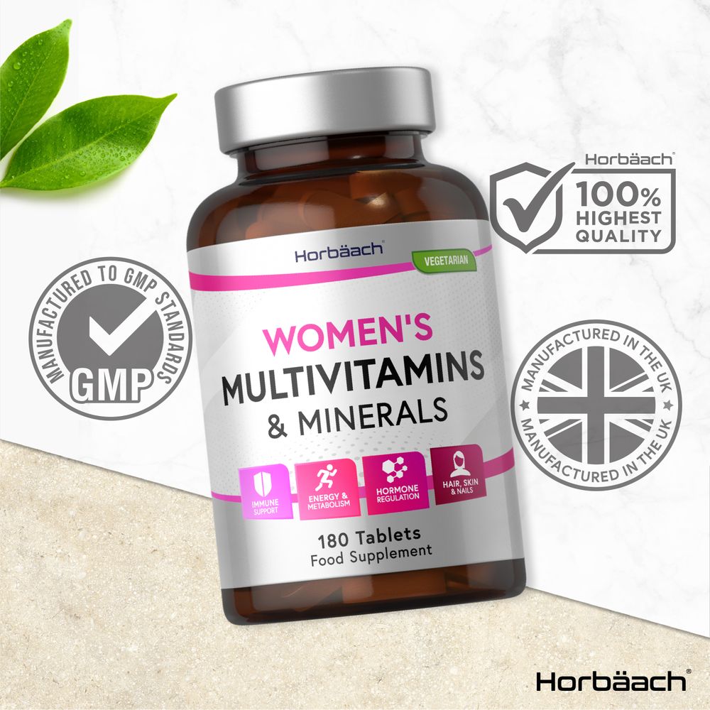 Multivitamins and Minerals for Women | 180 Tablets