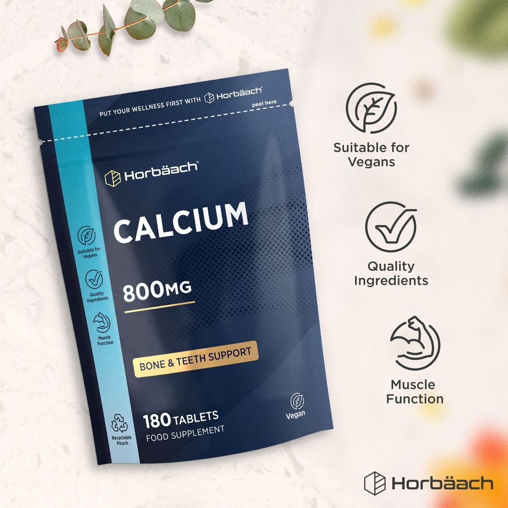 Calcium Carbonate 800 mg | 180 Tablets