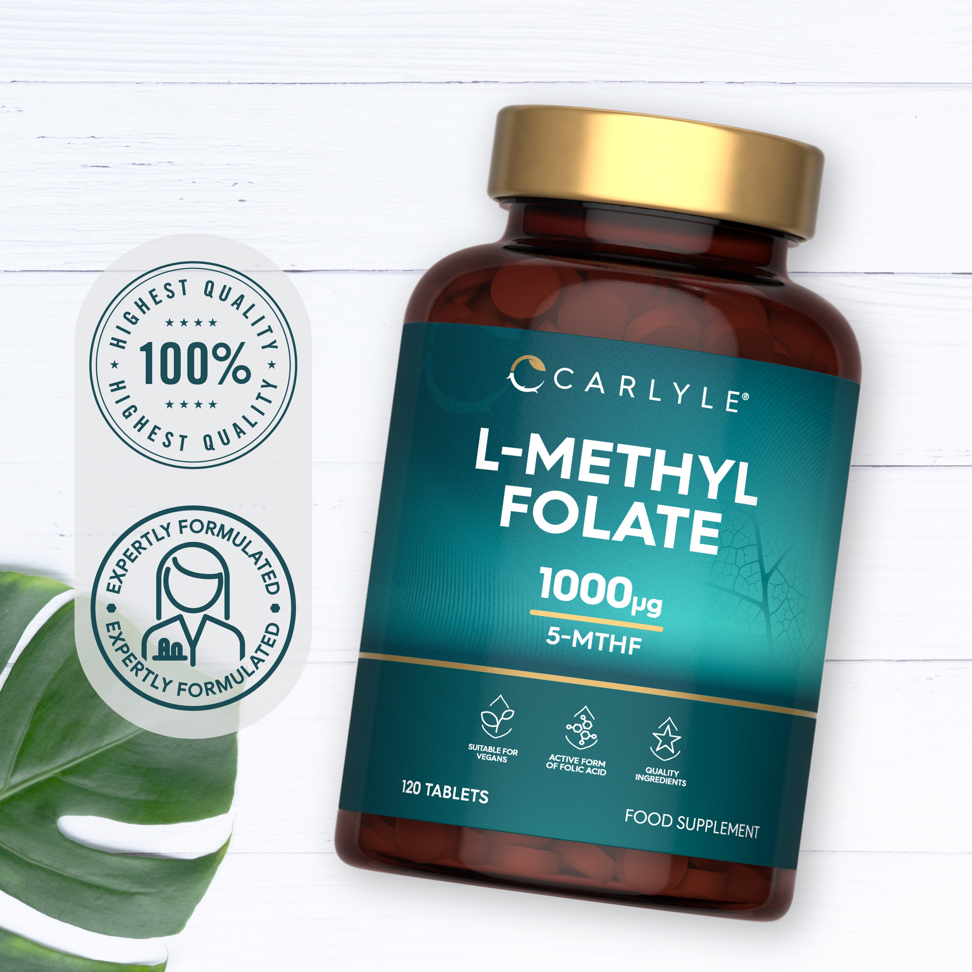 L-Methylfolate 1000 ug | 120 Tablets