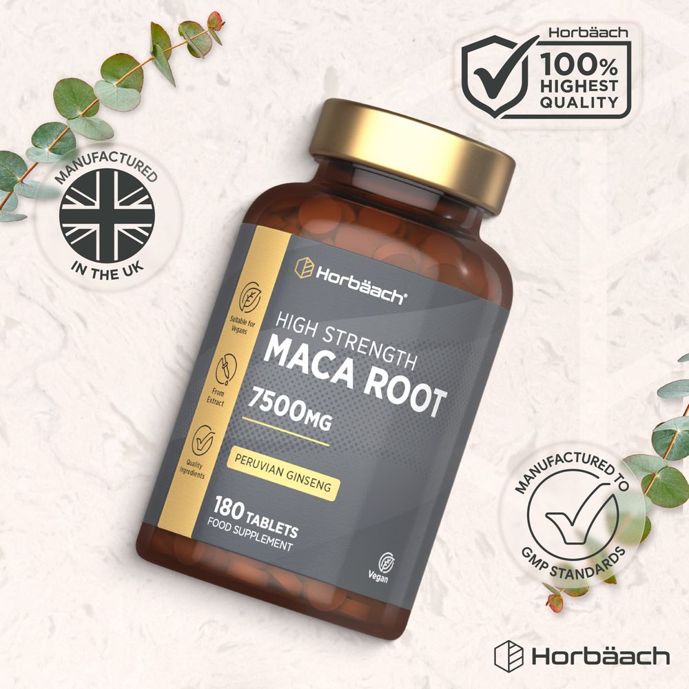 Maca Root 7500 mg | 180 Tablets