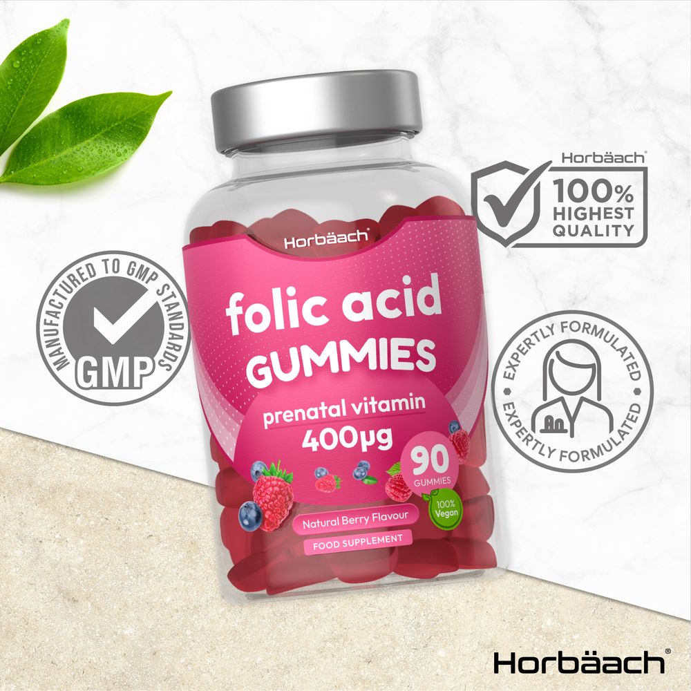 Folic Acid 400 mcg | 90 Gummies