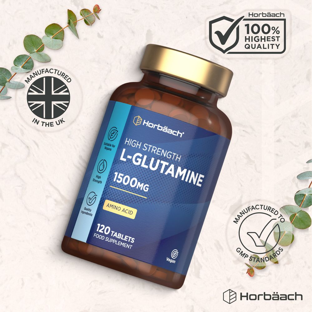 L-Glutamine 1500 mg | 120 Tablets